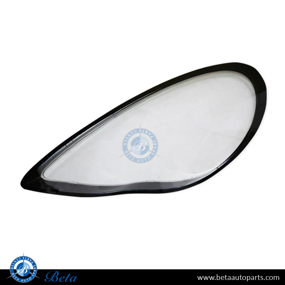 Left Side Headlamp Lens for Porsche Panamera 2010-2013 models, Part Number 97063115554 Left Side Headlamp Lens for Porsche Panamera 2010-2013 models, Part Number 97063115554
